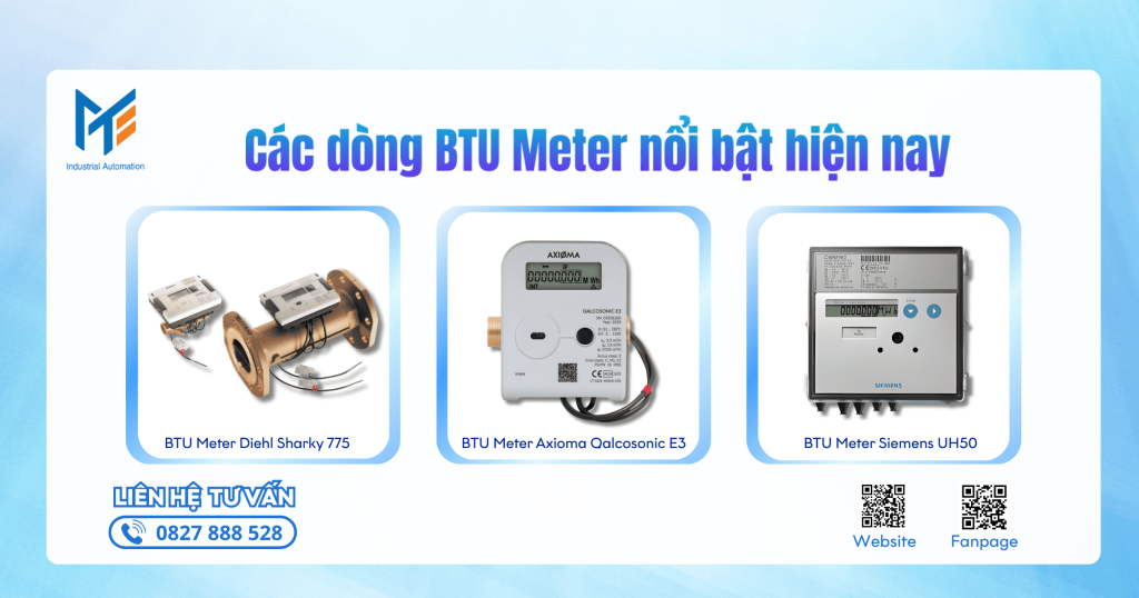 Các dòng BTU Meter nổi bật hiện nay