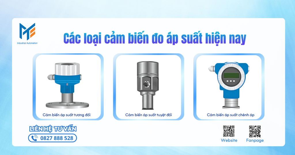 Các loại cảm biến đo áp suất hiện nay