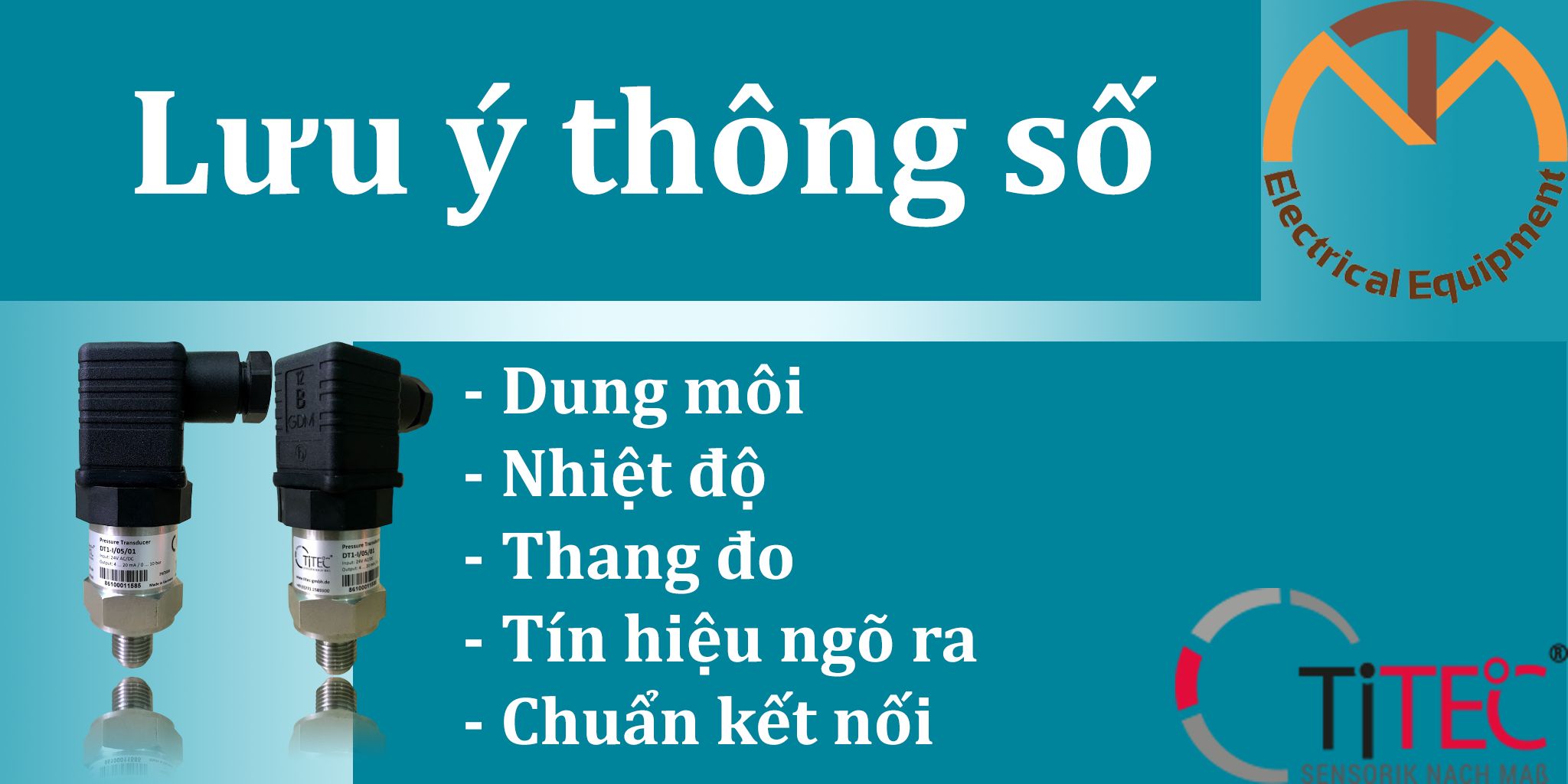 Lưu ý thông số cảm biến