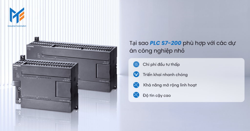 Tại sao PLC S7-200 phù hợp với các dự án công nghiệp nhỏ
