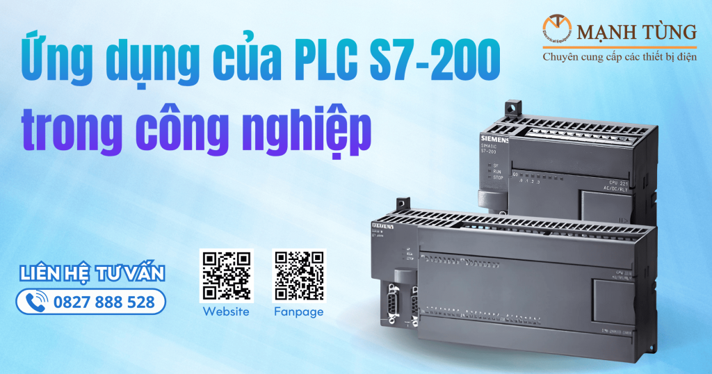 Các ứng dụng của PLC S7-200 của Siemens trong các lĩnh vực công nghiệp