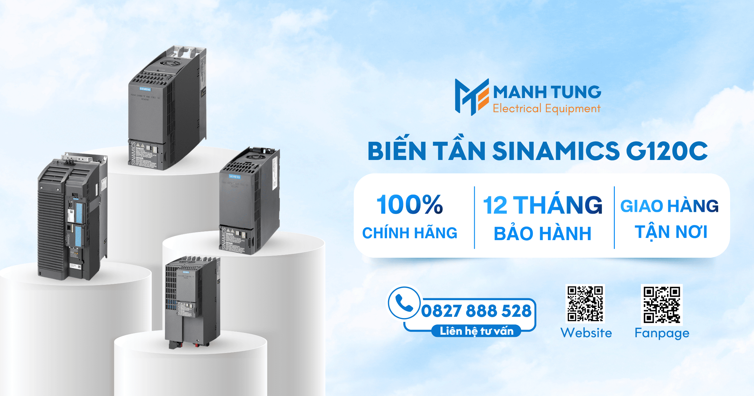 Mạnh Tùng nhà cung cấp biến tần SINAMICS G120C uy tín chính hãng