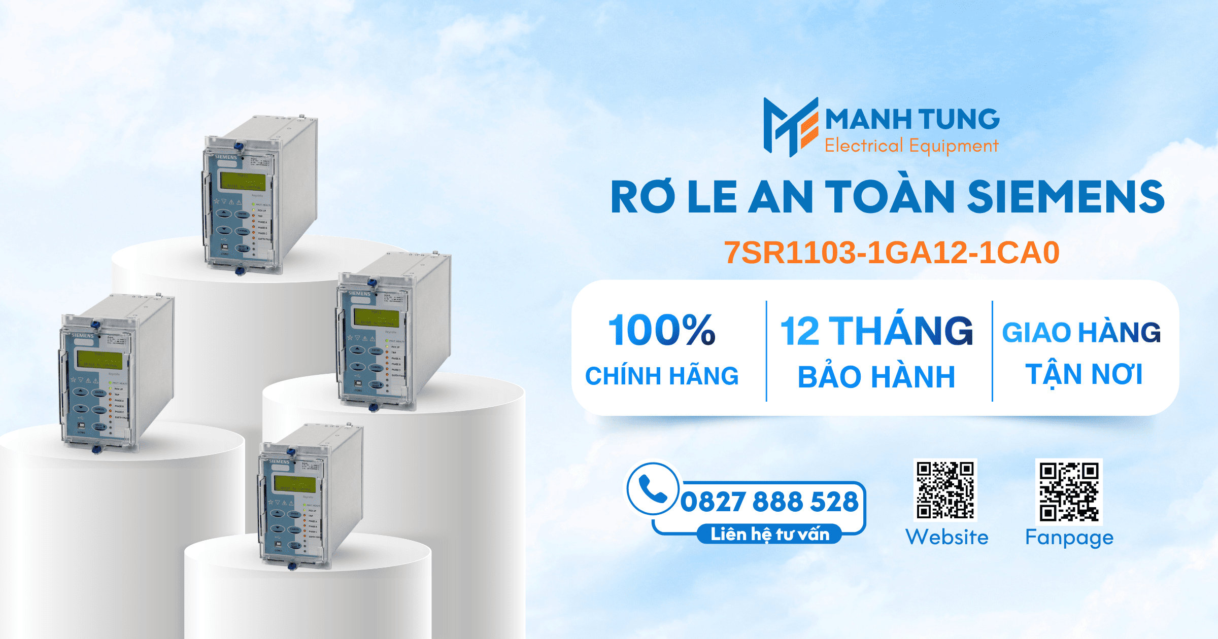 Mạnh Tùng nhà cung cấp rơ le an toàn Siemens 7SR1103-1GA12-1CA0 uy tín chính hãng