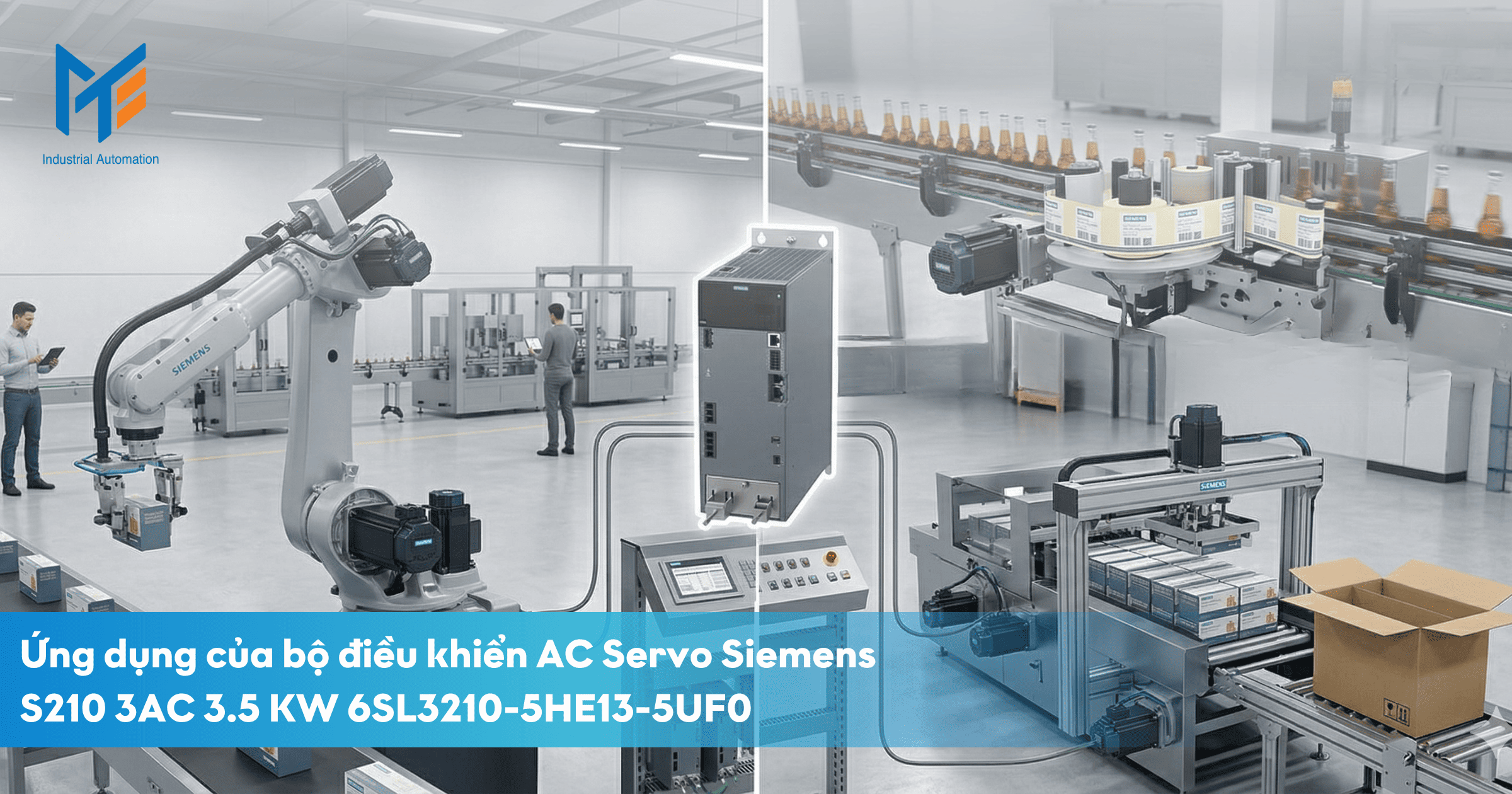 Ứng dụng của bộ điều khiển AC Servo Siemens S210 3AC 3.5 KW 6SL3210-5HE13-5UF0
