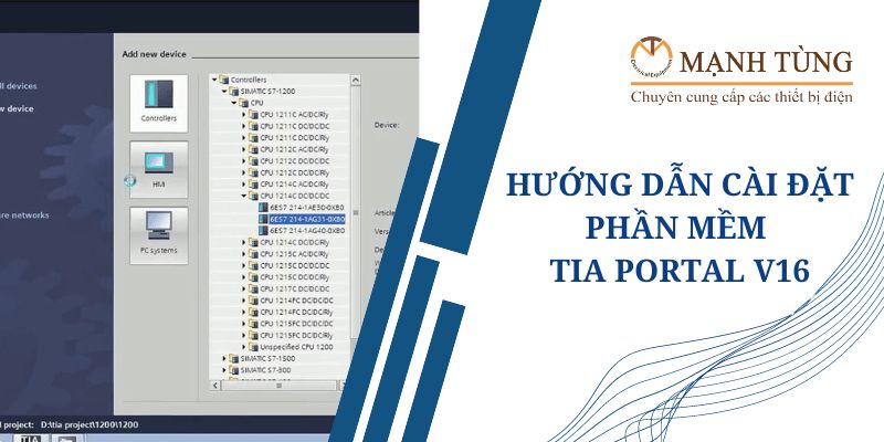 Hướng dẫn cài đặt Tia Portal V16