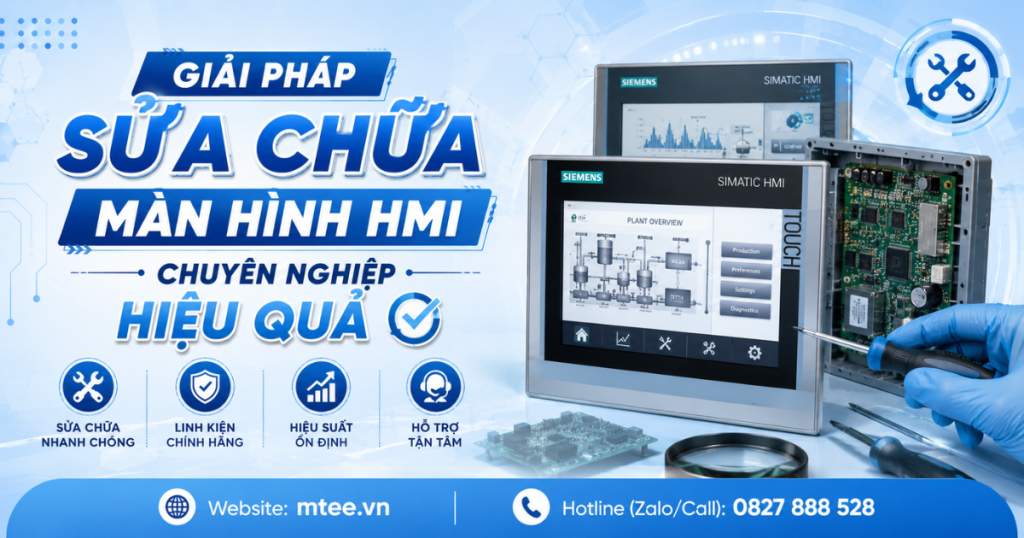 Giải pháp sửa chữa màn hình HMI chuyên nghiệp hiệu quả