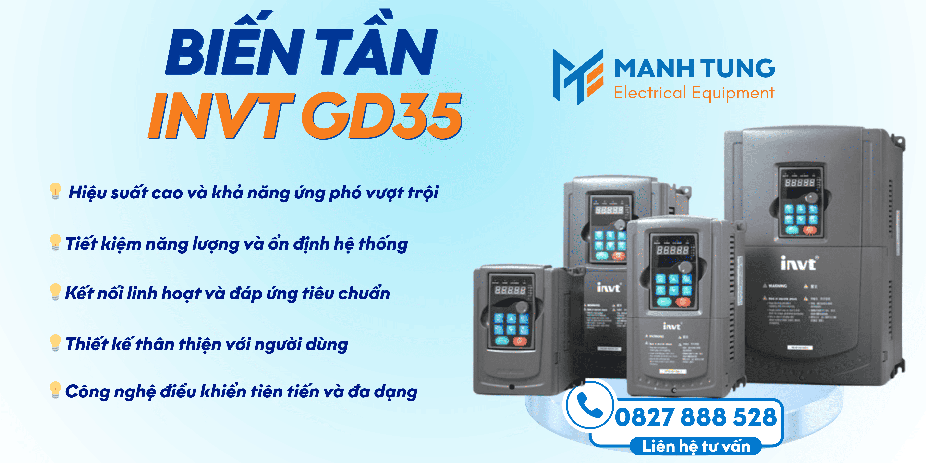 Tính năng nổi bật của biến tần INVT GD35
