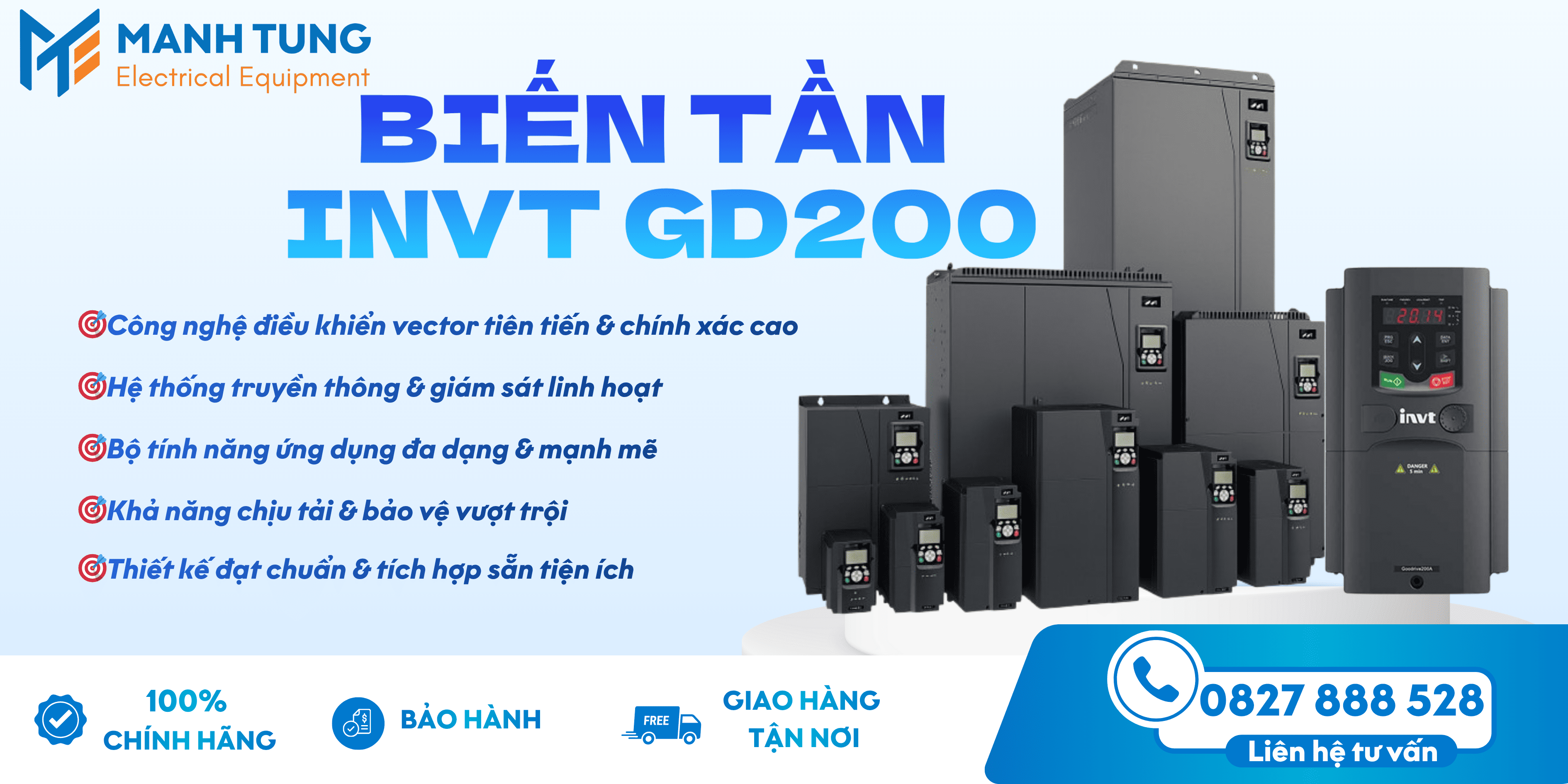 Tính năng nổi bật của biến tần INVT GD200