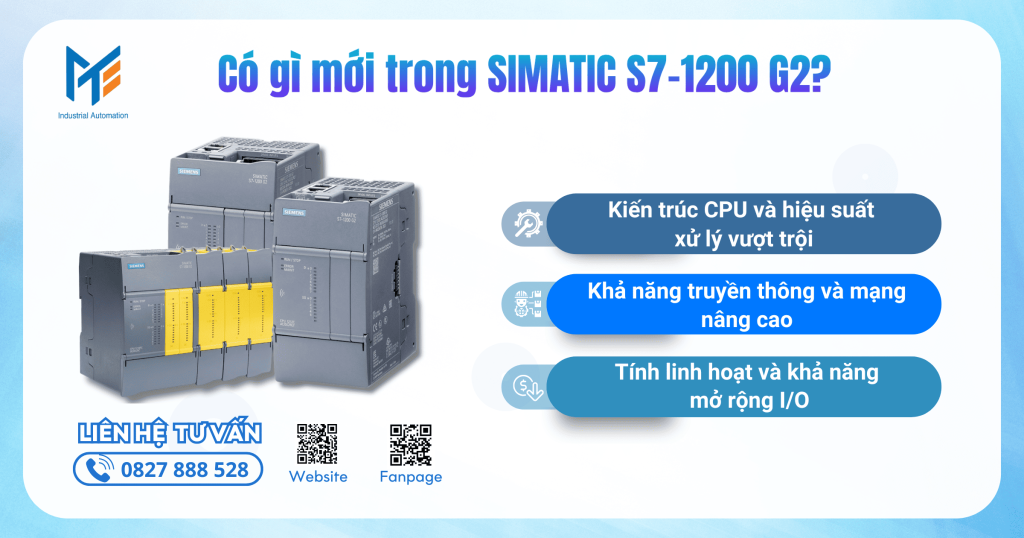 Có gì mới trong SIMATIC S7-1200 G2?
