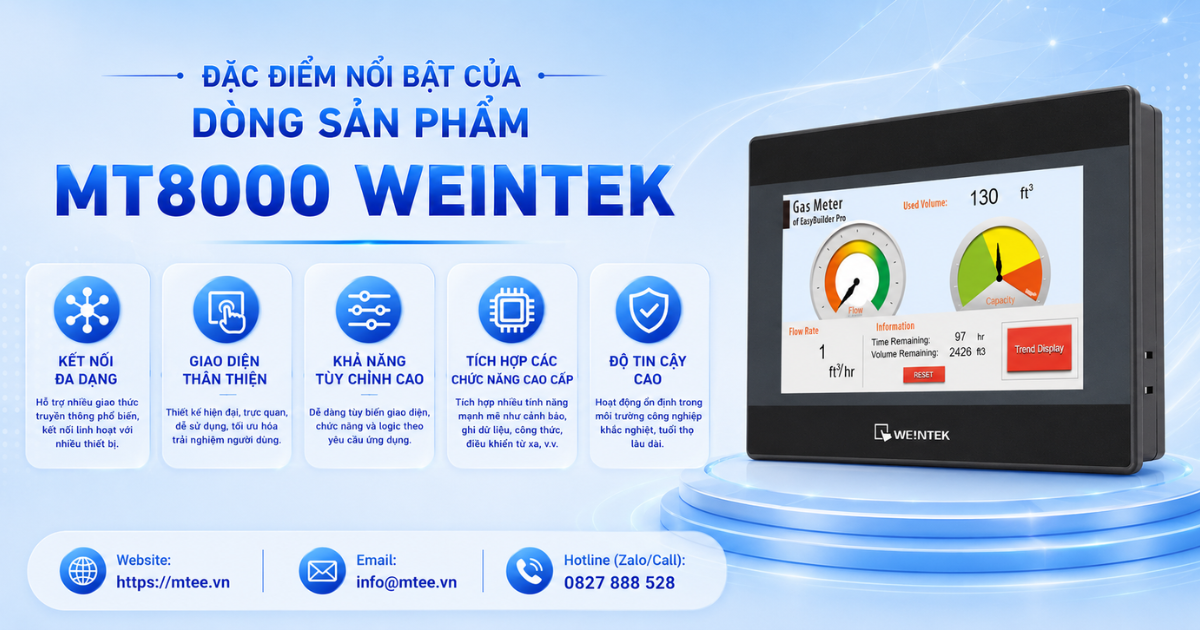 Đặc điểm nổi bật của dòng sản phẩm MT8000 Weintek