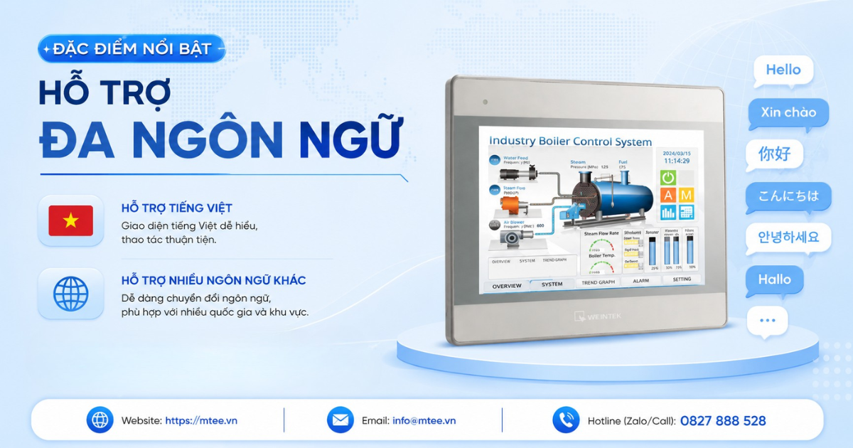Hỗ trợ đa ngôn ngữ