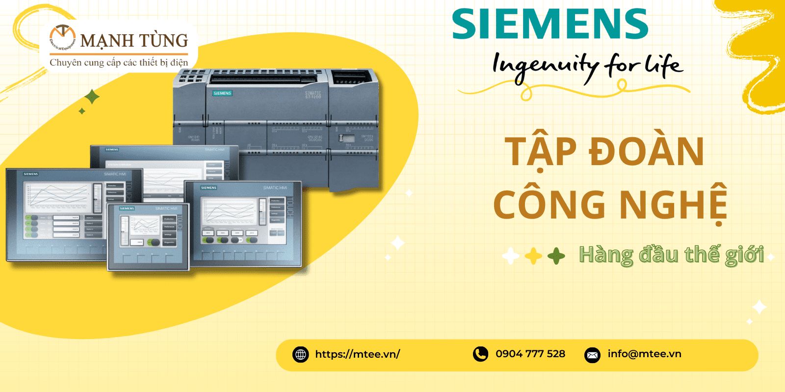 TẬP ĐOÀN TỰ ĐỘNG HOÁ HÀNG ĐẦU THẾ GIỚI - SIEMENS