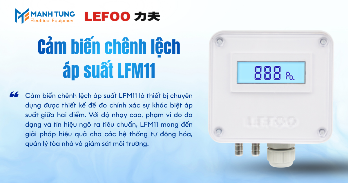 Cảm biến chênh lệch áp suất LFM11