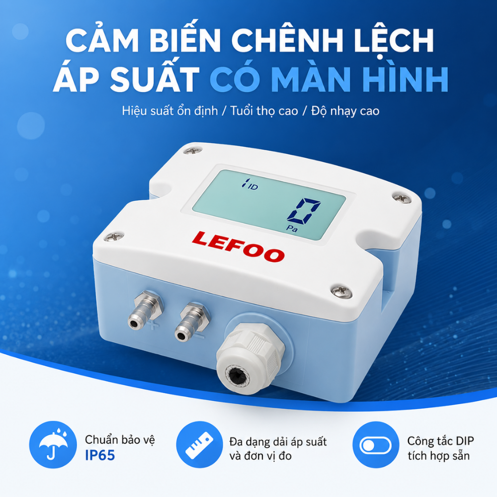 Những ưu điểm của cảm biến chênh áp LFM53