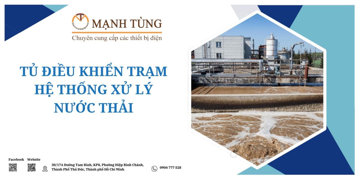 TỦ ĐIỀU KHIỂN TRẠM HỆ THỐNG XỬ LÝ NƯỚC THẢI