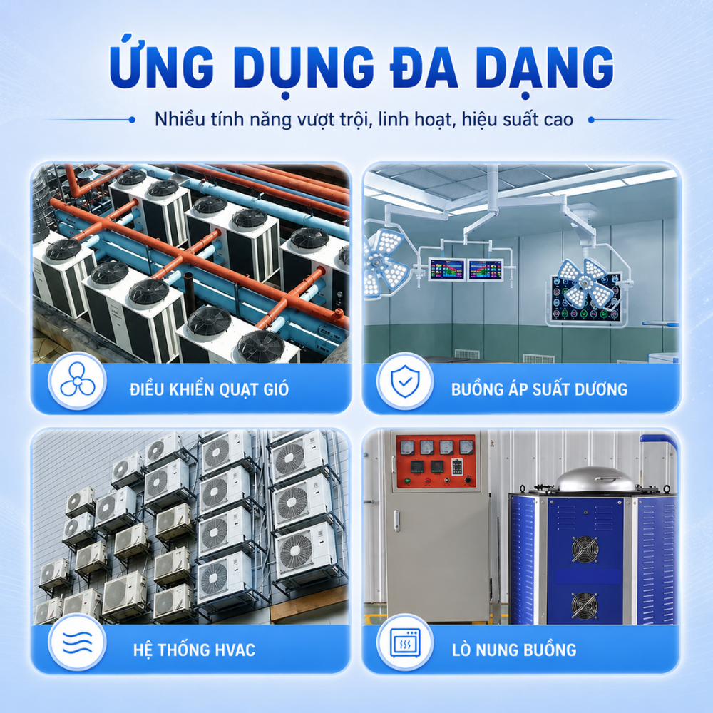Ứng dụng Cảm biến chênh lệch áp suất LFM53