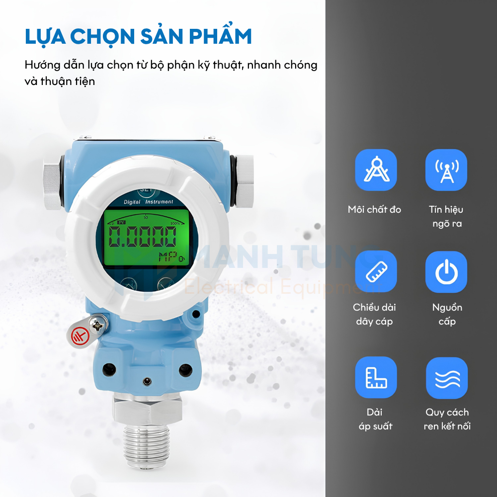 Các yếu tố khi lựa chọn cảm biến áp suất chống cháy nổ LFT6200