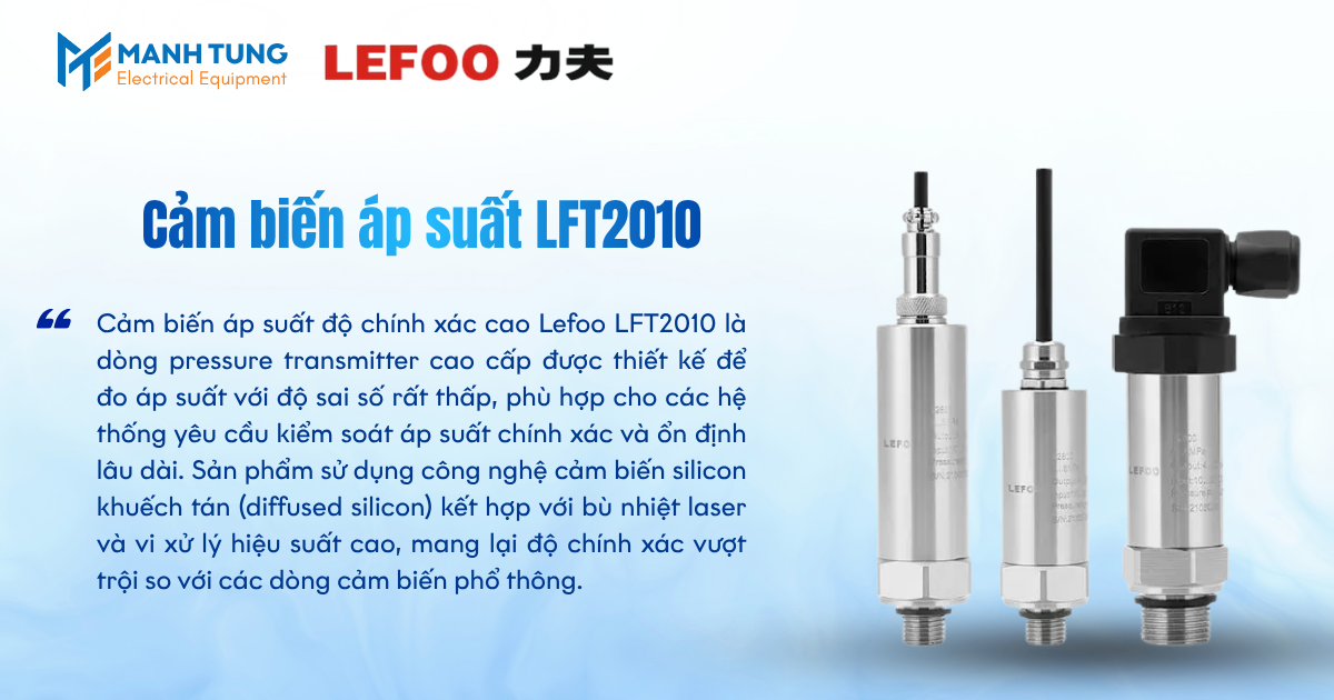 Giới thiệu cảm biến áp suất Lefoo LFT2010