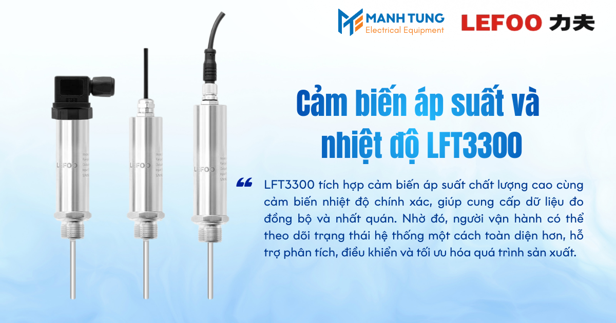 Cảm biến áp suất và nhiệt độ LFT3300