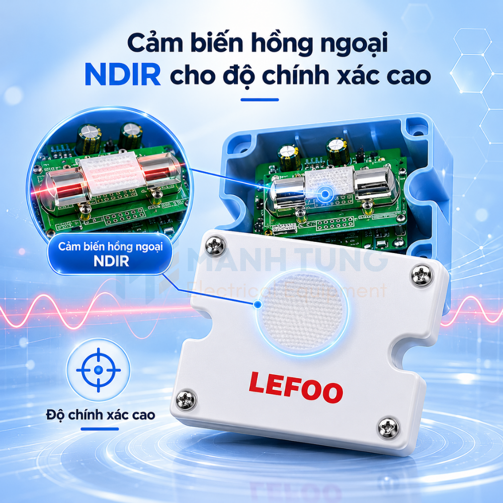 Cảm biến hồng ngoại NDIR cho độ chính xác cao