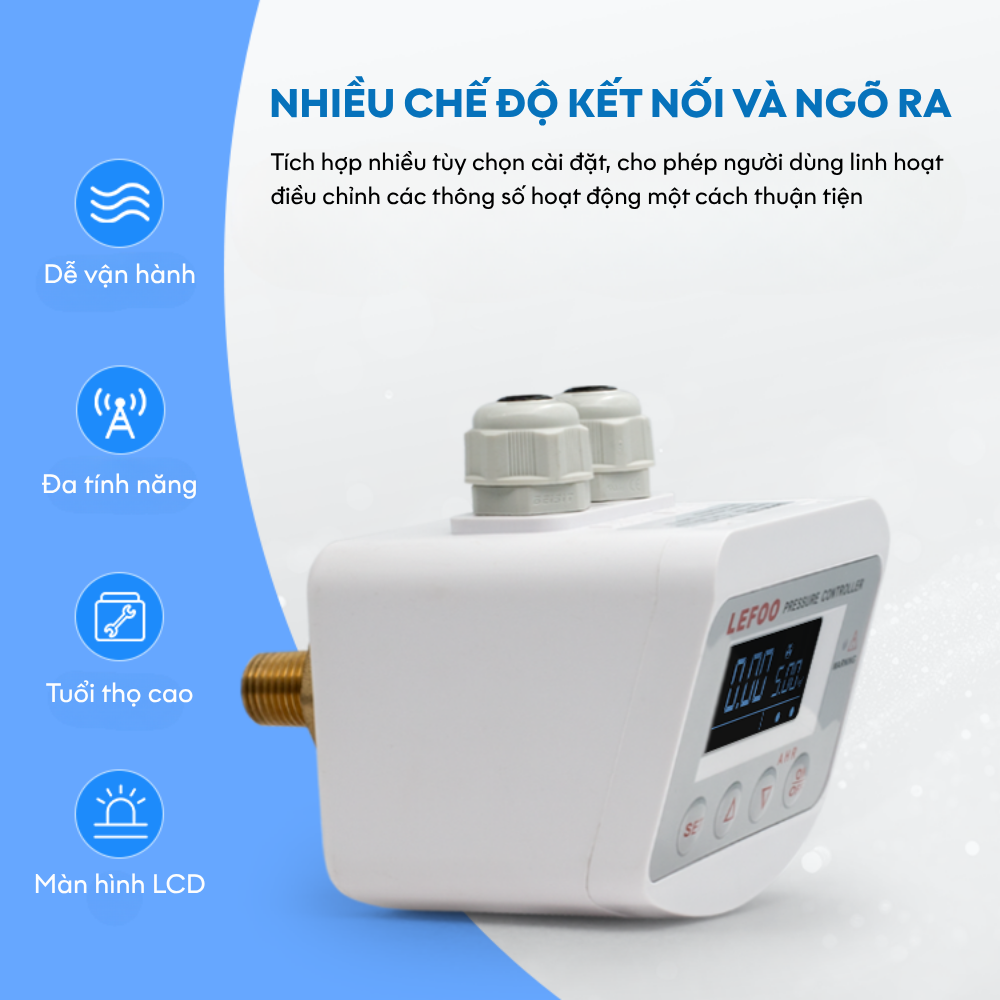 Chức năng Bộ điều khiển áp suất Lefoo LFDS63