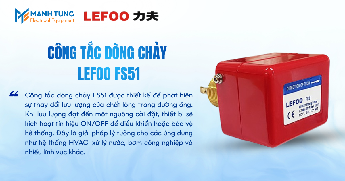 Công tắc dòng chảy Lefoo FS51