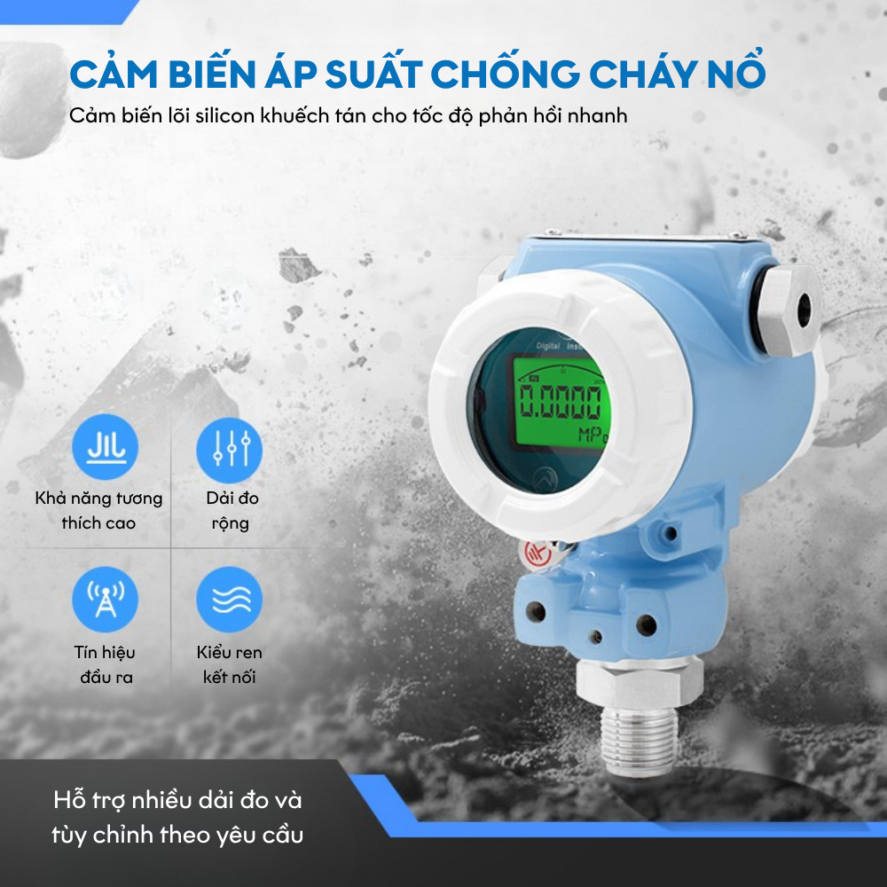 Đặc điểm nổi bật của Cảm biến áp suất chống cháy nổ LFT6200