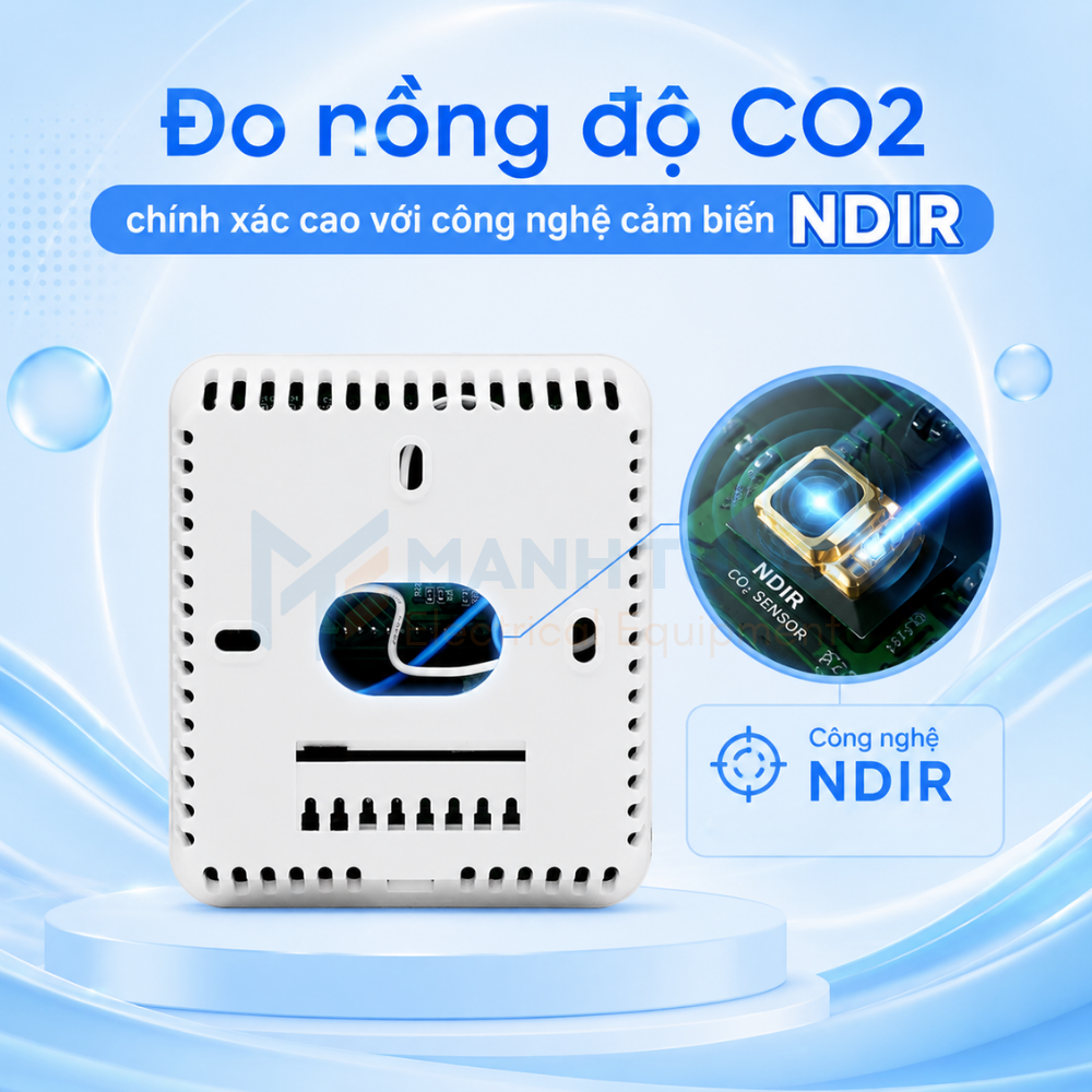 Đo nồng độ CO2 chính xác cao với công nghệ cảm biến NDIR