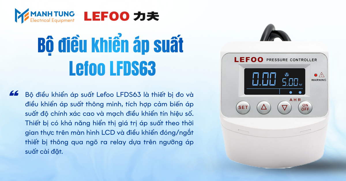 Giới thiệu Bộ điều khiển áp suất Lefoo LFDS63