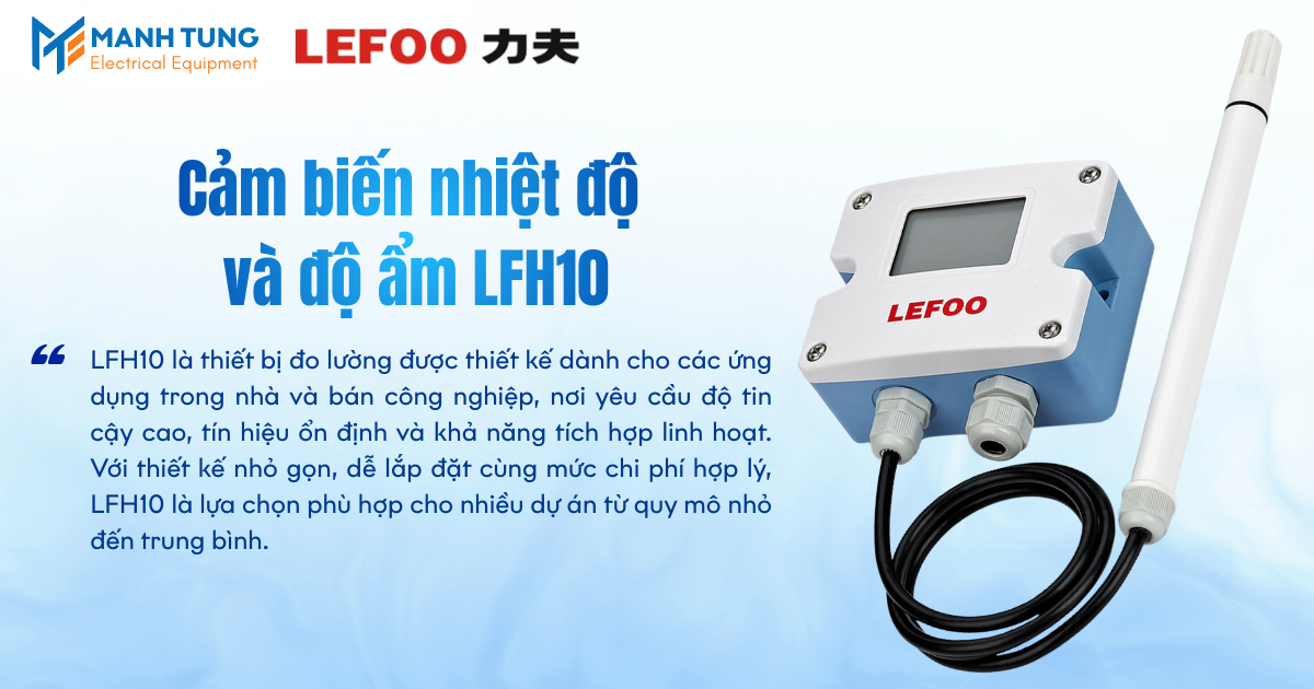 Giới thiệu Cảm biến nhiệt độ và độ ẩm LFH10