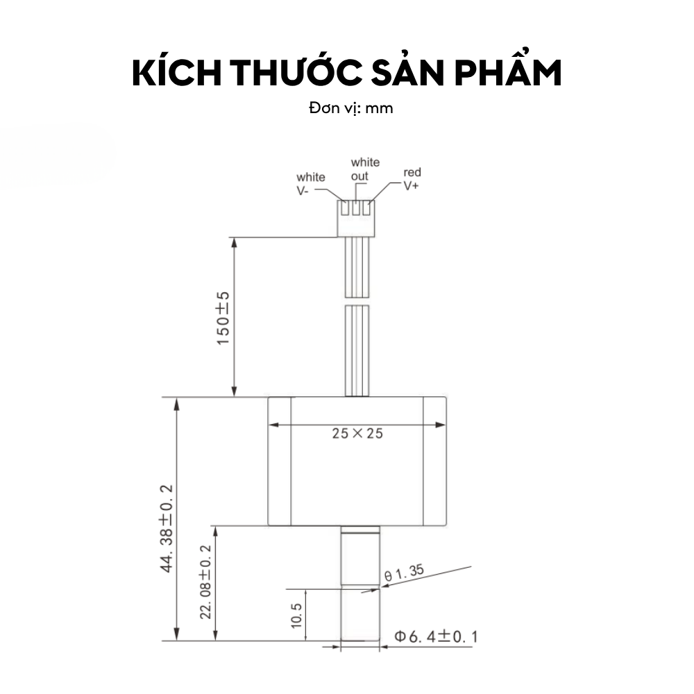Kích thước Cảm biến áp suất nước cỡ nhỏ LFT221