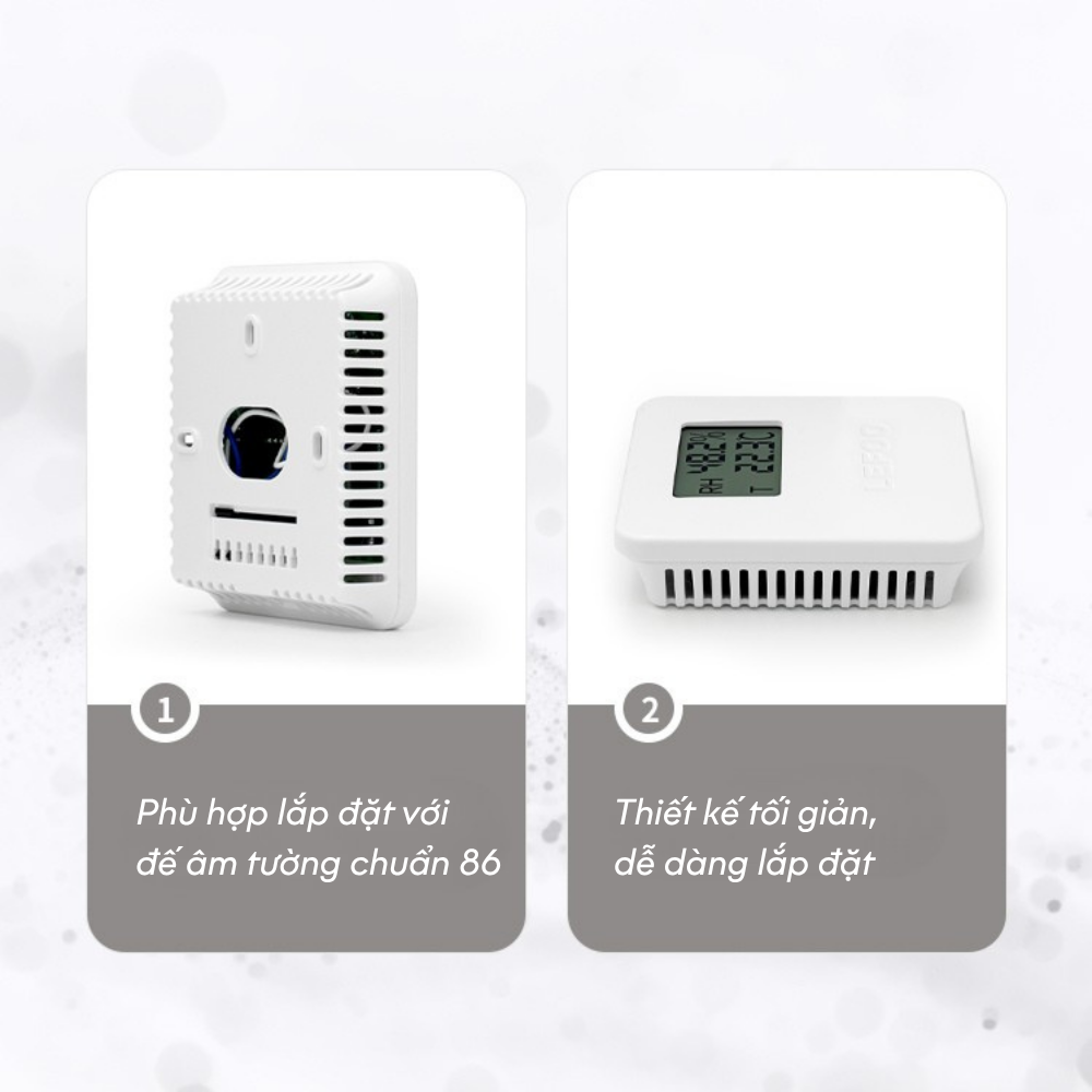 Thiết kế Cảm biến nhiệt độ độ ẩm trong nhà LFH20