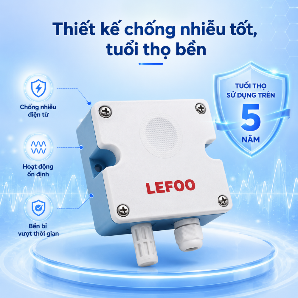 Thiết kế chống nhiễu tốt, tuổi thọ bền 