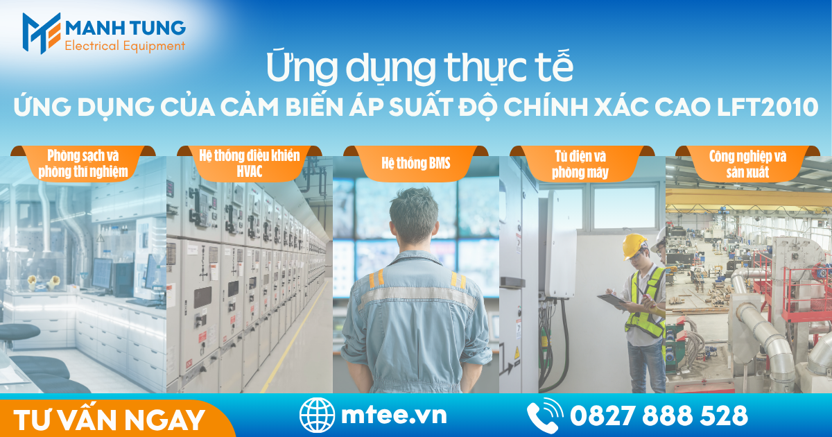 Ứng dụng của cảm biến áp suất độ chính xác cao LFT2010