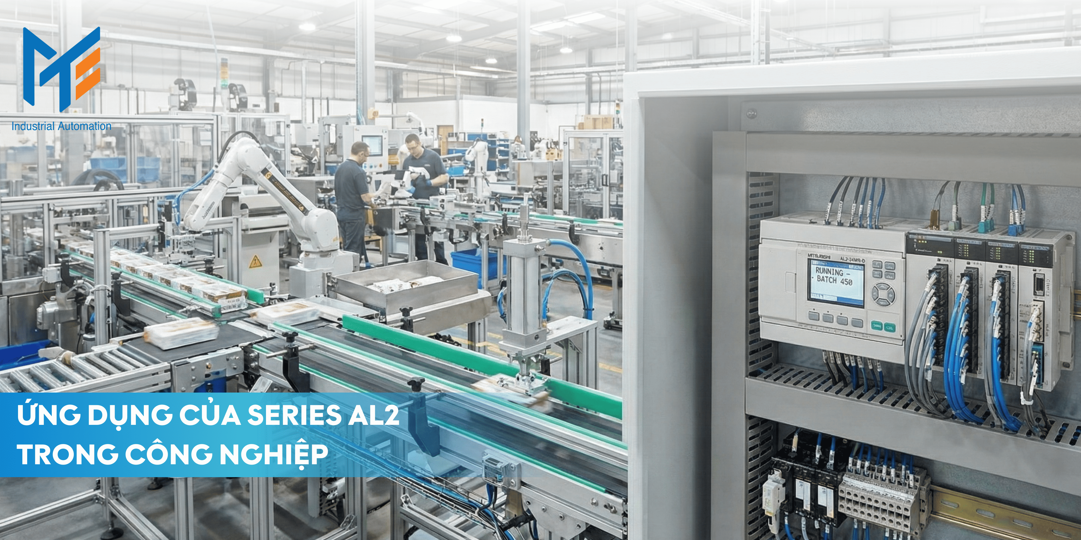 Ứng dụng của bộ lập trình PLC Mitsubishi Series AL2