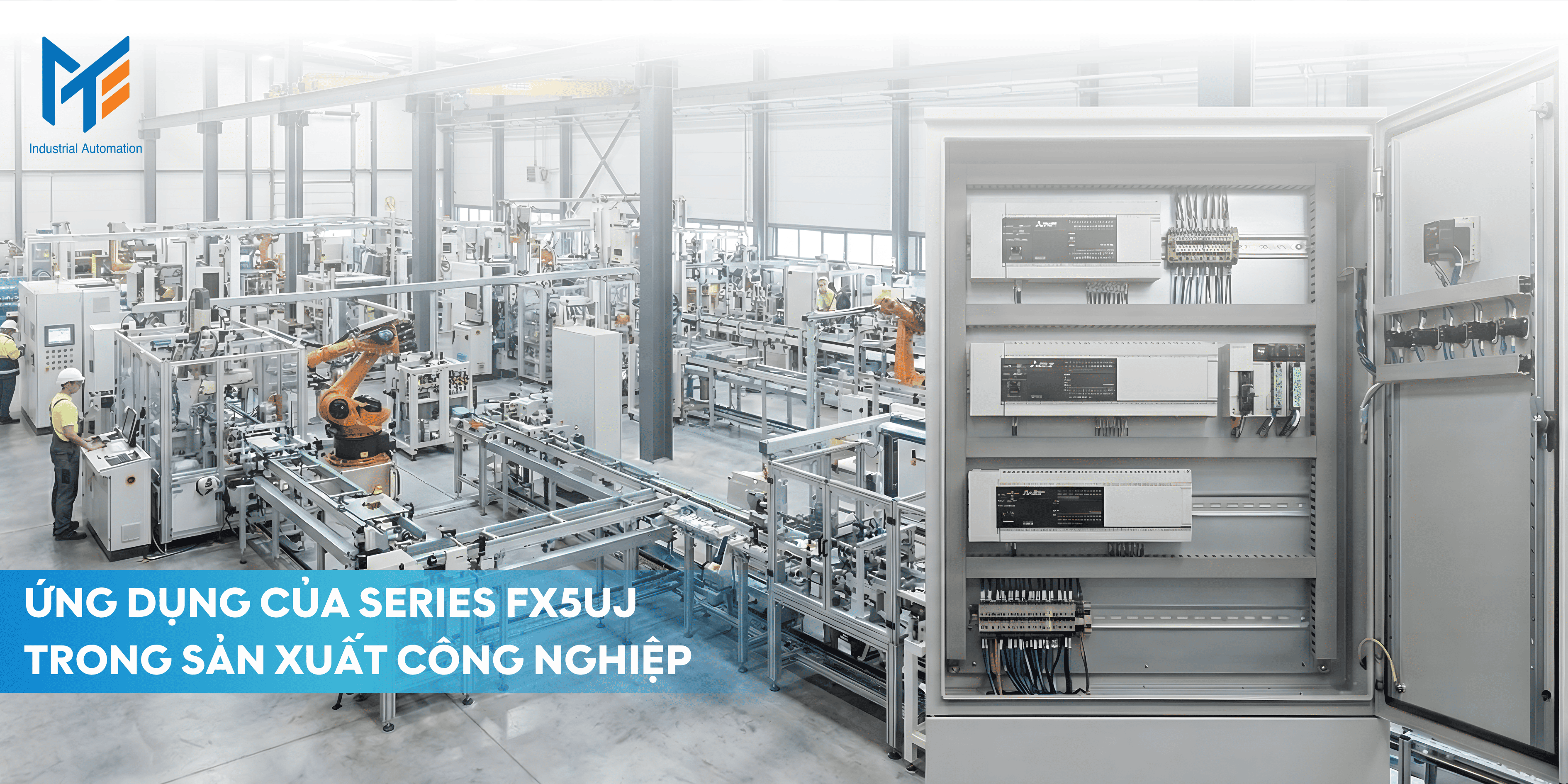 Ứng dụng của bộ lập trình PLC Mitsubishi FX5UJ