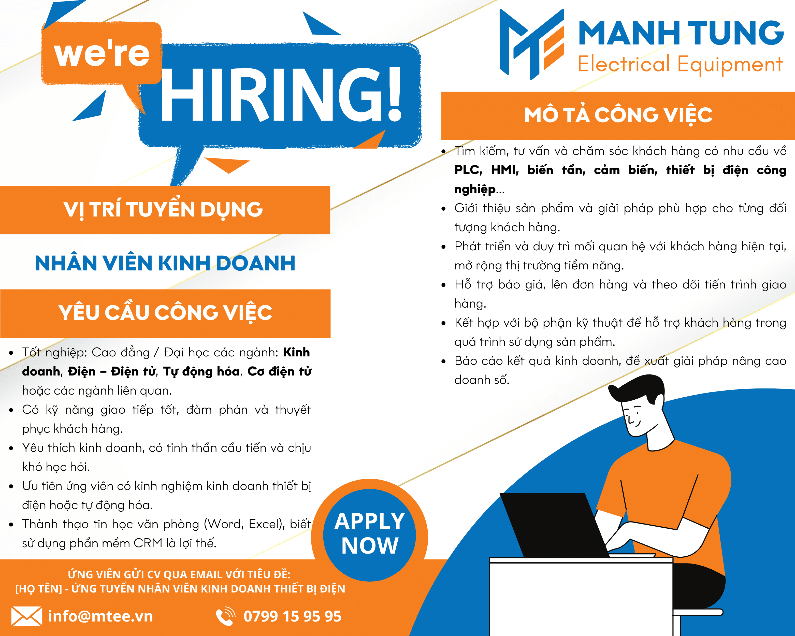 Tuyển dụng nhân viên kinh doanh
