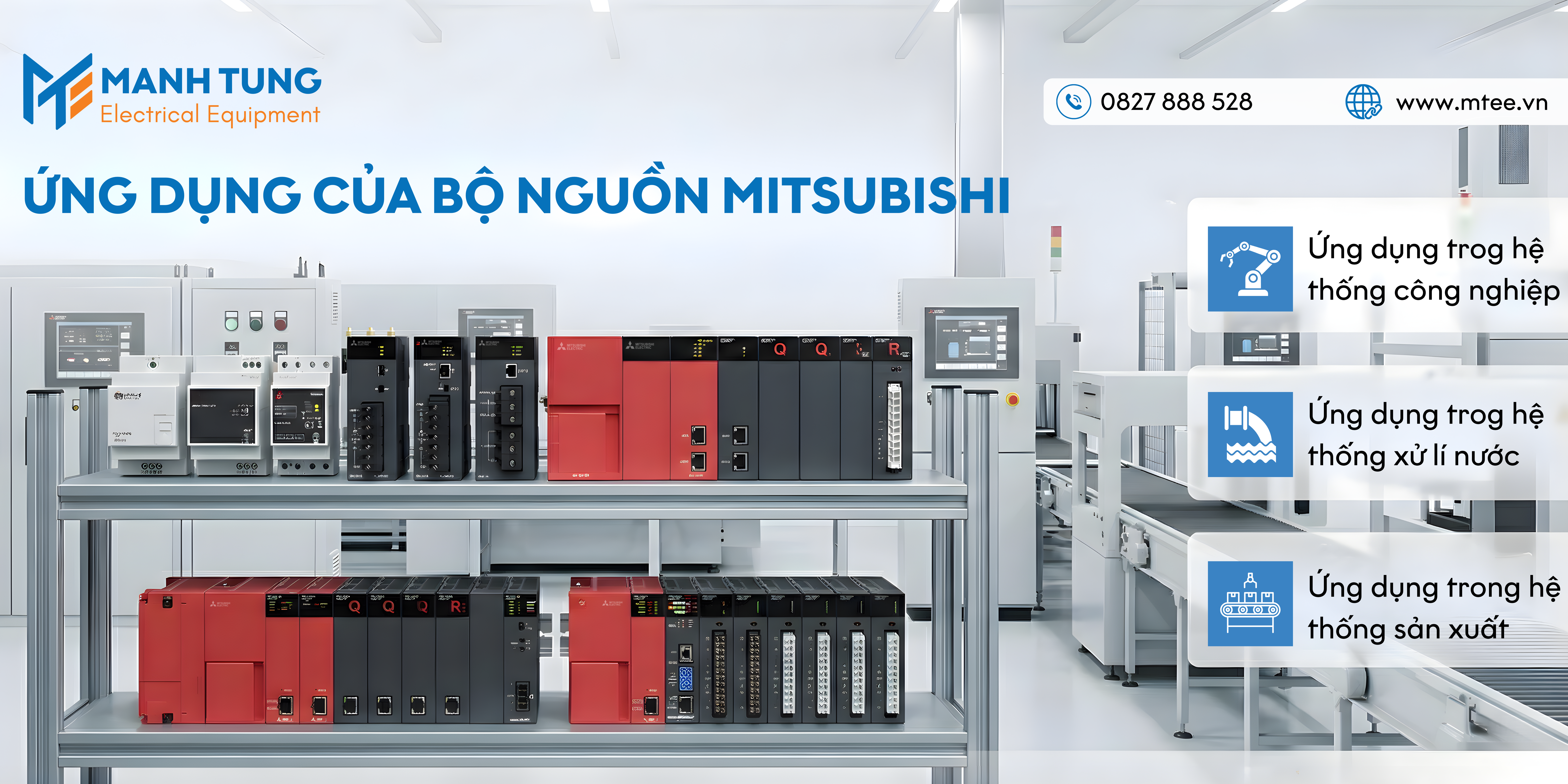 Ứng dụng của bộ nguồn Mitsubishi