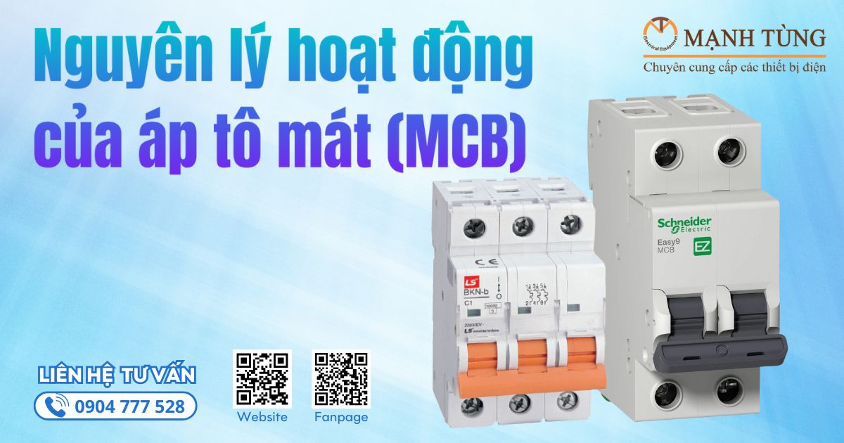 Nguyên lý hoạt động của áp tô mát (MCB)