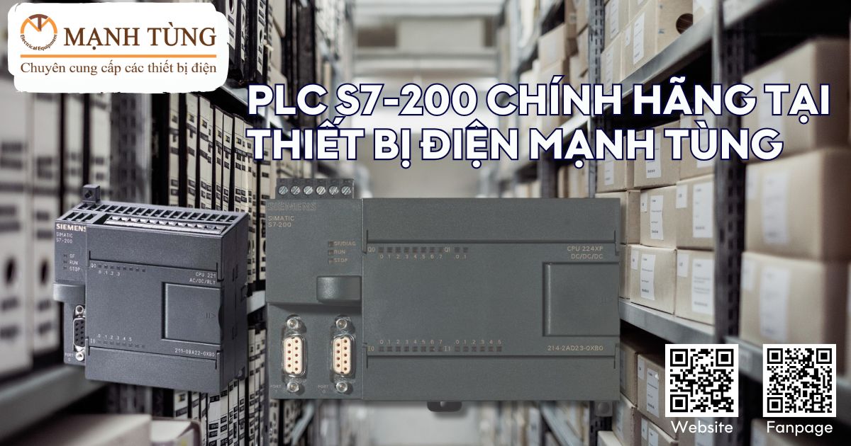 PLC S7-200 chính hãng tại THIẾT BỊ ĐIỆN MẠNH TÙNG