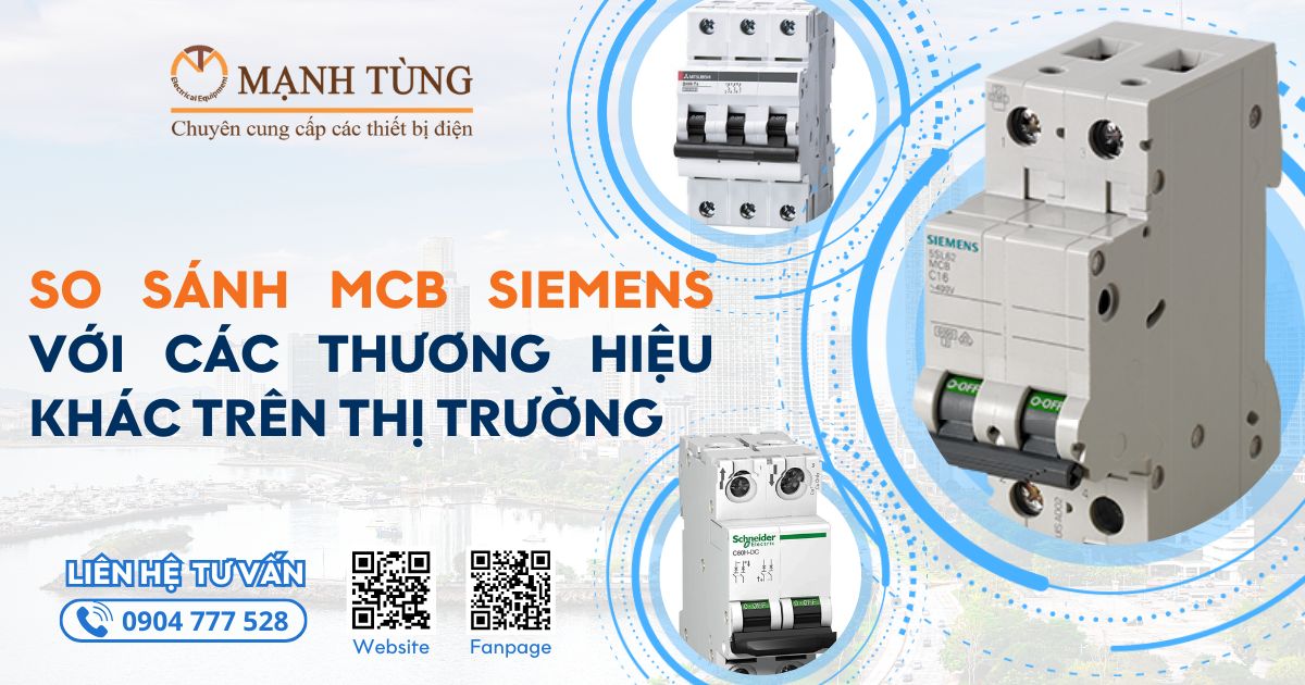 So sánh MCB Siemens với các thương hiệu khác trên thị trường