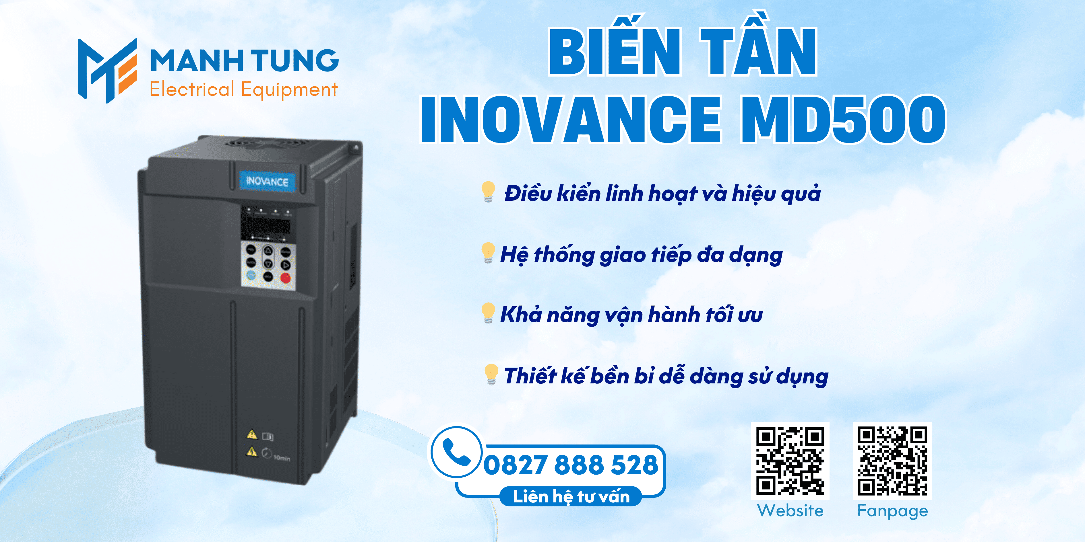 Giới thiệu vài nét về biến tần Inovance MD500