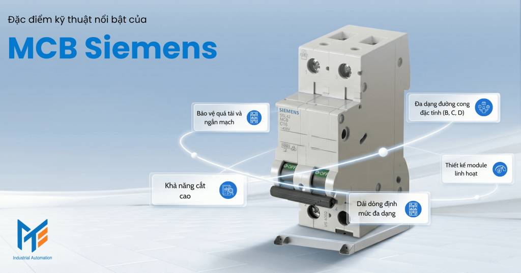 Đặc điểm kỹ thuật nổi bật của MCB Siemens