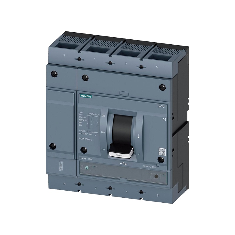 MCCB chỉnh dòng Siemens 3VA1580-6GF42-0AA0 800A 70kA 4P