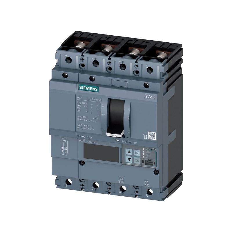 MCCB chỉnh dòng Siemens 3VA2010-7JQ42-0AA0