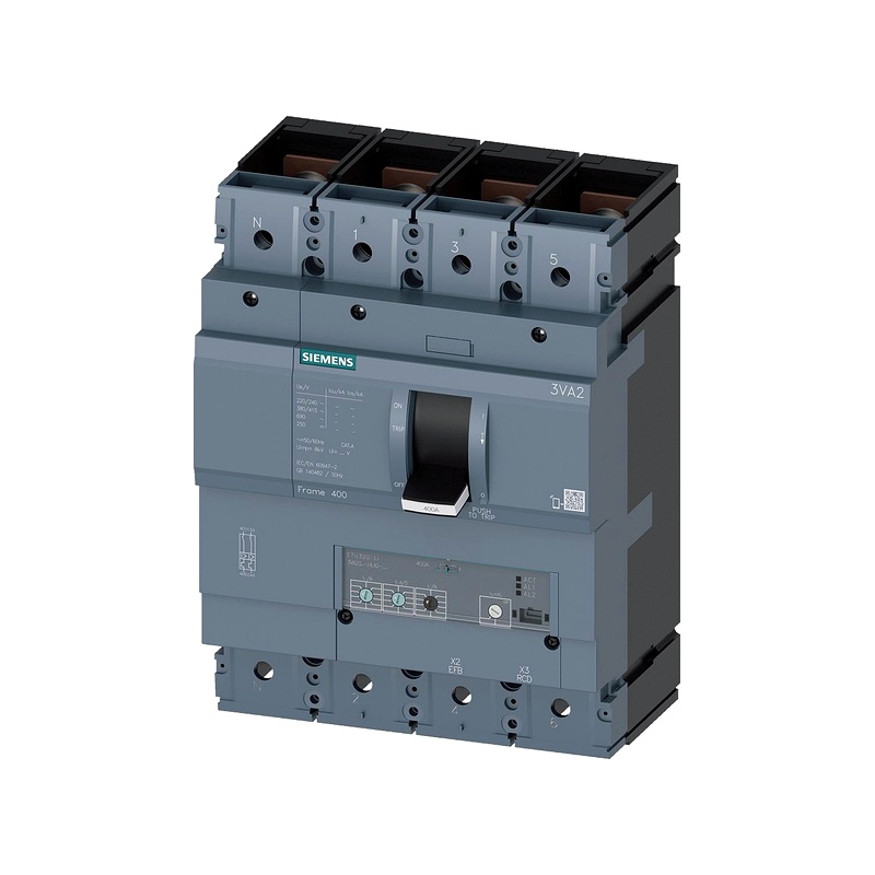 MCCB chỉnh dòng Siemens 3VA2340-6HL42-0AA0 400A 85kA 4P