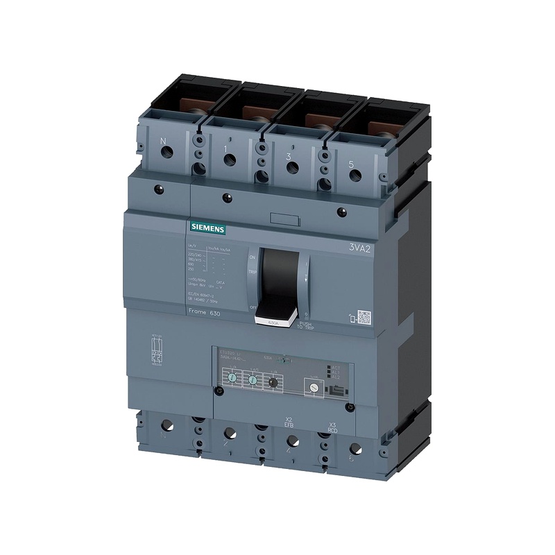MCCB chỉnh dòng Siemens 3VA2463-6HL42-0AA0 630A 85kA 4P