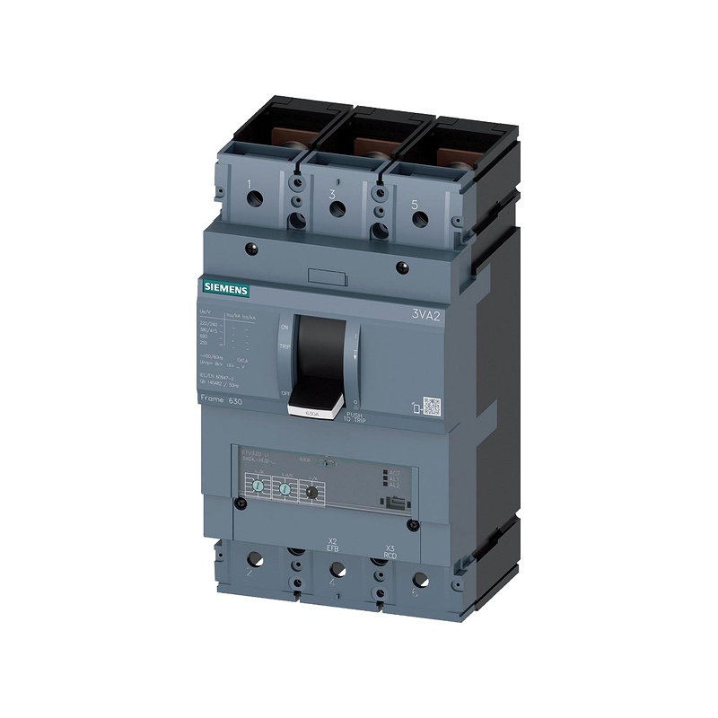 MCCB chỉnh dòng Siemens 3VA2463-8HL32-0AA0 630A 150kA 3P