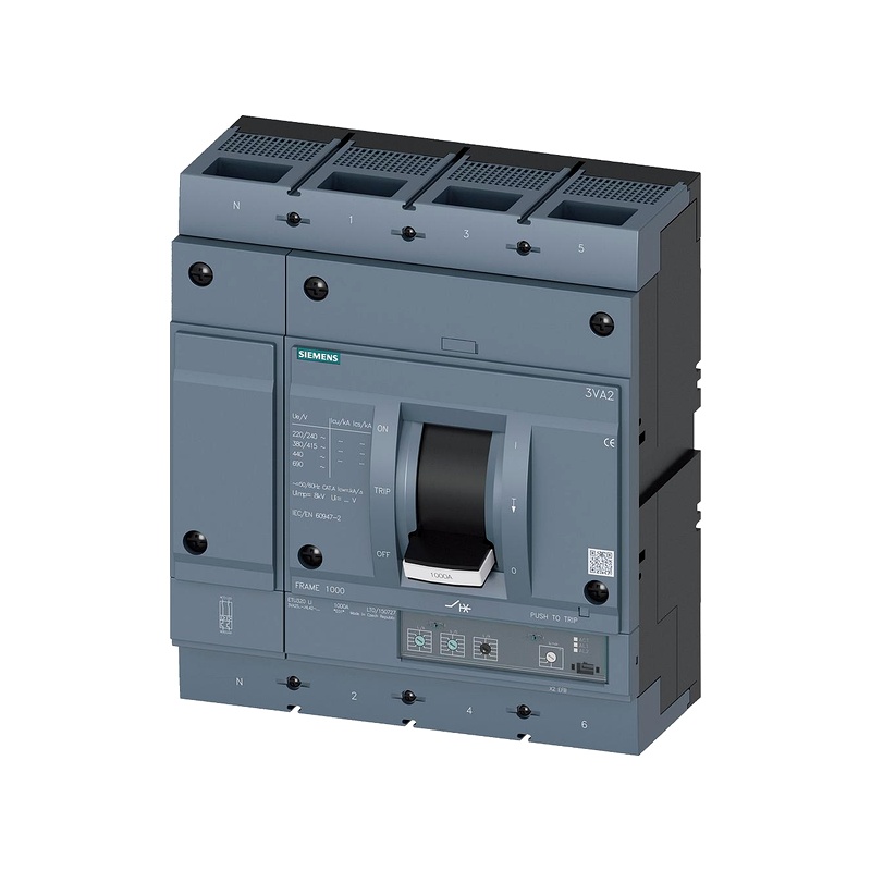 MCCB chỉnh dòng Siemens 3VA2580-5HL42-0AA0 800A 55kA 4P