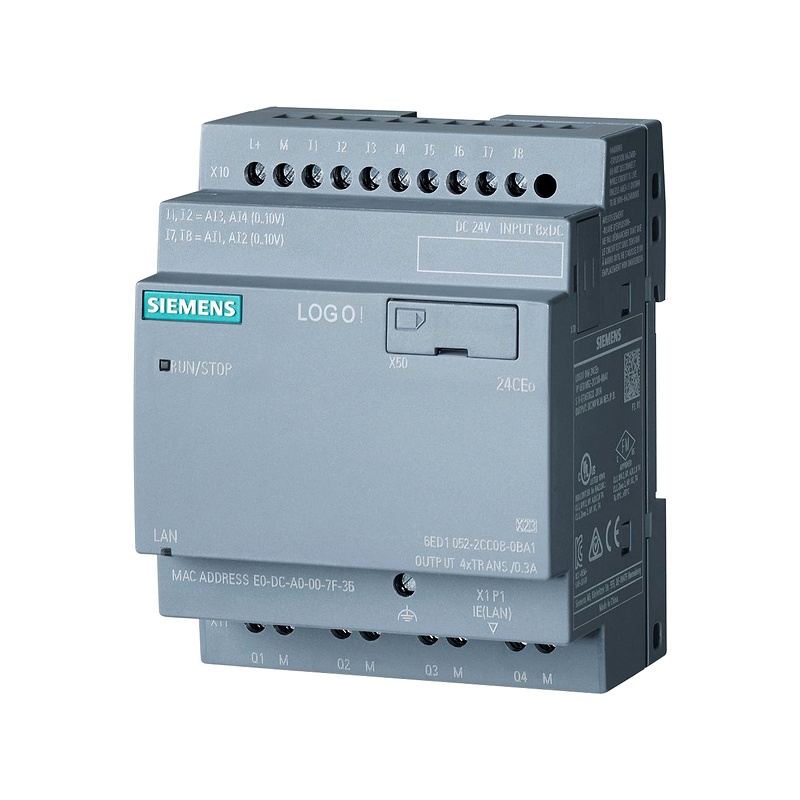 6ED1052-2CC08-0BA1 - LOGO! 24CEo Module logic 24V 8DI-4DQ